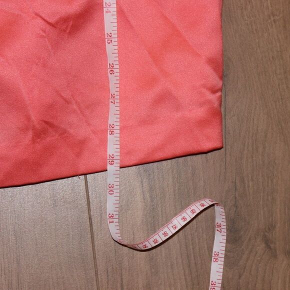 David's Bridal  Silk Orange Strapless Mini Dress Women Size 2 - Picture 10 of 10